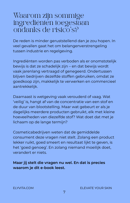 De Verborgen Gevaren in Jouw Dagelijkse Huidverzorging - e-Book