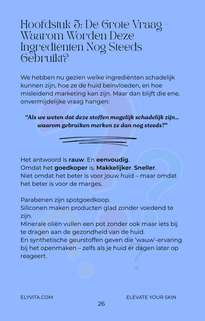 De Verborgen Gevaren in Jouw Dagelijkse Huidverzorging - e-Book