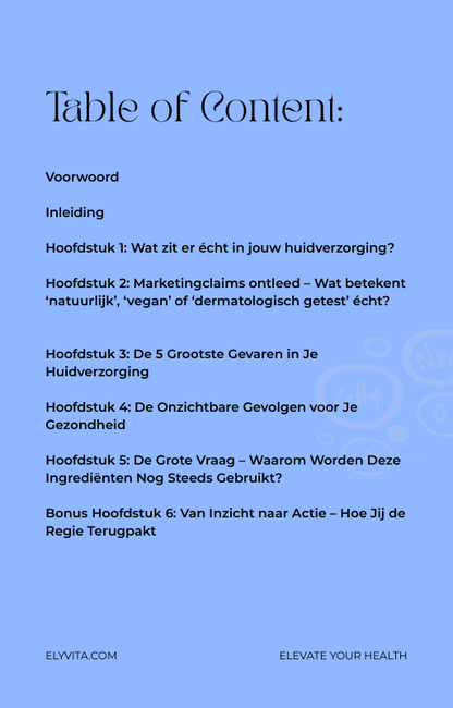 De Verborgen Gevaren in Jouw Dagelijkse Huidverzorging - e-Book