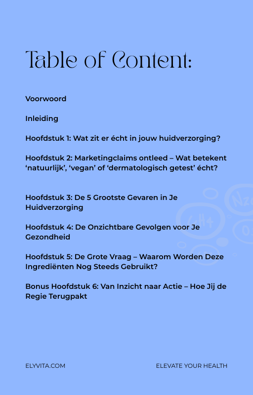 De Verborgen Gevaren in Jouw Dagelijkse Huidverzorging - e-Book