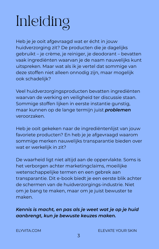De Verborgen Gevaren in Jouw Dagelijkse Huidverzorging - e-Book