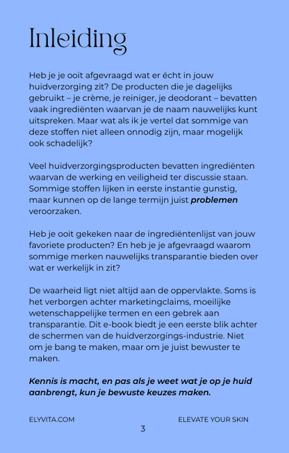 De Verborgen Gevaren in Jouw Dagelijkse Huidverzorging - e-Book